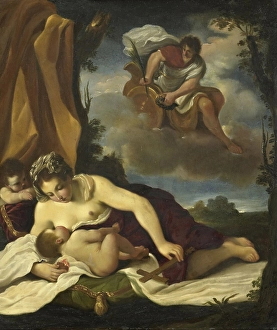 Charity landscape trees woman lying cloth breastfeeding Charity landscape trees woman lying cloth breastfeeding