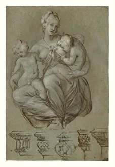 Charity Studies Entablatures recto Frieze Putti Charity Studies Entablatures recto Frieze Putti