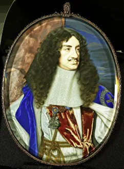 Charles II 1630-85 King England Portrait Bust Charles II 1630-85 King England Portrait Bust