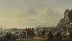 Charles IIs Halting at the Estate of Wema on the Rotte during his Journey Charles IIs Halting at the Estate of Wema on the Rotte during his Journey