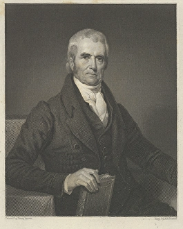 Chief Justice John Marshall 1833 Engraving third state Chief Justice John Marshall 1833 Engraving third state