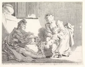 Child Bulldog 1778 Etching second state three Child Bulldog 1778 Etching second state three