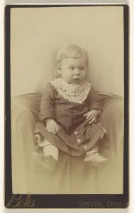 child seated William L Bates American active 1880s child seated William L Bates American active 1880s