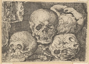 Child Three Skulls reverse copy early 16th century Child Three Skulls reverse copy early 16th century