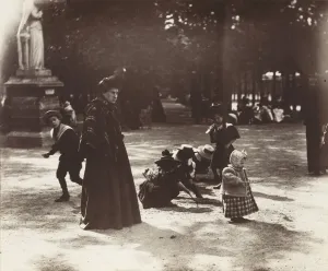 Children Playing Luxembourg Gardens Eugene Atget Children Playing Luxembourg Gardens Eugene Atget