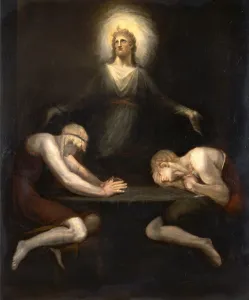 Christ Disappearing at Emmaus, Henry Fuseli, 1741-1825, Swiss Christ Disappearing at Emmaus, Henry Fuseli, 1741-1825, Swiss