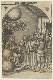 Christ Herod Passion Woodblock Sheet 11 7 1/16 Christ Herod Passion Woodblock Sheet 11 7 1/16