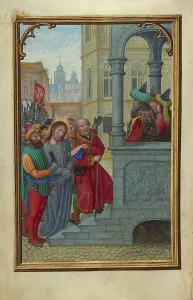 Christ Pilate Simon Bening Flemish 1483 1561 Christ Pilate Simon Bening Flemish 1483 1561