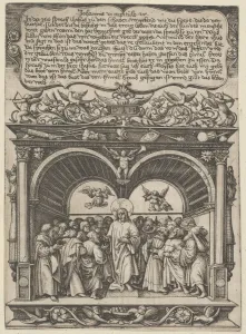 Christ Sermonizing Bread Heaven ca 1520 Etching Christ Sermonizing Bread Heaven ca 1520 Etching