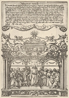 Christ Testifying Mission ca 1520 Etching first state Christ Testifying Mission ca 1520 Etching first state