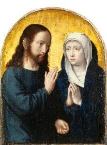 Christs Farewell Mary c. 1490/95 mixed media Christs Farewell Mary c. 1490/95 mixed media