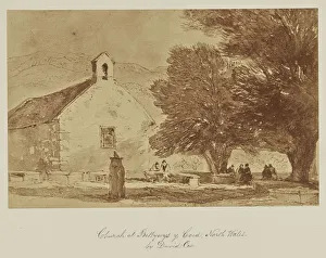 Church Bettywys y Coid North Wales. David Cox Church Bettywys y Coid North Wales. David Cox