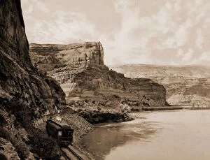 Images Dated 25th December 2010: Citadel Walls, Canyon of the Grand, Utah, Jackson, William Henry, 1843-1942, Canyons