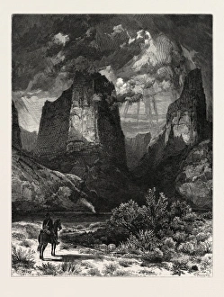 COLBURN'S BUTTE, IN KANNARRO CANYON. Thomas Moran (February 12, 1837 a August 25 COLBURN'S BUTTE, IN KANNARRO CANYON. Thomas Moran (February 12, 1837 a August 25