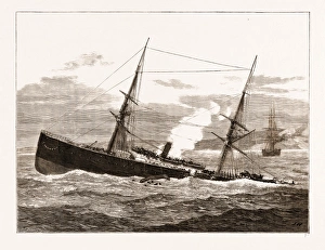 The Collision Off Dover: Sinking of the strathclyde , Uk, 1876 The Collision Off Dover: Sinking of the strathclyde , Uk, 1876