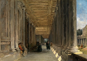 The Colonnade of Queen Marys House, Greenwich, London Signed lower left: J The Colonnade of Queen Marys House, Greenwich, London Signed lower left: J