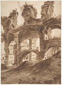 Colosseum early 17th century Pen brown ink wash Colosseum early 17th century Pen brown ink wash