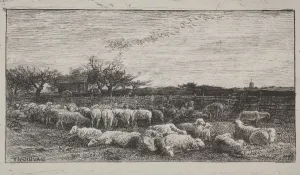 composition etching title 1860 Delteil 95 oil painting shown composition etching title 1860 Delteil 95 oil painting shown