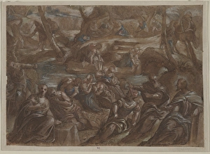 Copy Tintoretto's Children Israel Gathering Manna Copy Tintoretto's Children Israel Gathering Manna