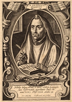 Cornelis Galle I (Flemish, 1576 - 1650), Louis de Blois, engraving on laid paper Cornelis Galle I (Flemish, 1576 - 1650), Louis de Blois, engraving on laid paper