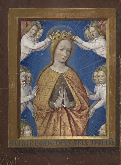 Coronation Virgin Jean Bourdichon French 1457 Coronation Virgin Jean Bourdichon French 1457
