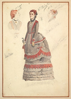 Costume Designs Mrs Stonington Act I III 1901 Costume Designs Mrs Stonington Act I III 1901