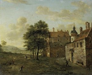 A Country House, Jan van der Heyden, 1660 - 1712 A Country House, Jan van der Heyden, 1660 - 1712