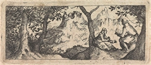 Couple talking mountain landscape man woman sitting Couple talking mountain landscape man woman sitting