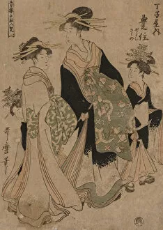 Courtesans Attendants 1753-1806 Kitagawa Utamaro