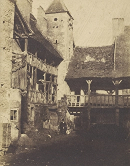 Courtyard Houses Attributed Charles Marville Courtyard Houses Attributed Charles Marville