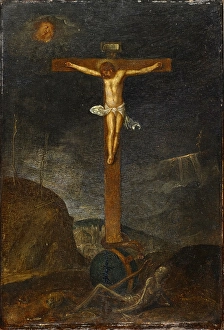 Crucifixion Christ Allegorical Accompaniment Crucifixion Christ Allegorical Accompaniment