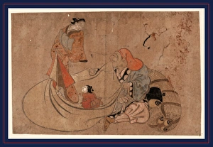 Daikoku to yA«jo, Daikoku and courtesan., Okumura, Masanobu, 1686-1764, artist, [between Daikoku to yA«jo, Daikoku and courtesan., Okumura, Masanobu, 1686-1764, artist, [between