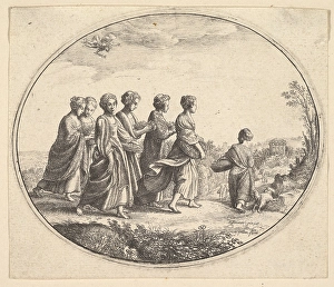 daughters Aglaura Mercury Herse ca 1646 Etching daughters Aglaura Mercury Herse ca 1646 Etching
