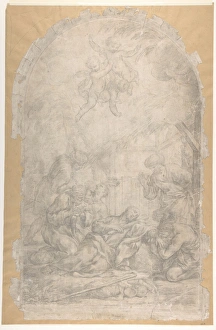 Death Saint Francis Xavier 1674-79 Black chalk Death Saint Francis Xavier 1674-79 Black chalk