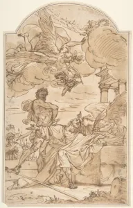 Decapitation Saint James Greater 1728-81 Pen Decapitation Saint James Greater 1728-81 Pen