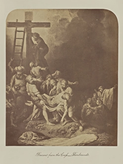 Descent Cross- Rembrandt Attributed John Dixon Descent Cross- Rembrandt Attributed John Dixon