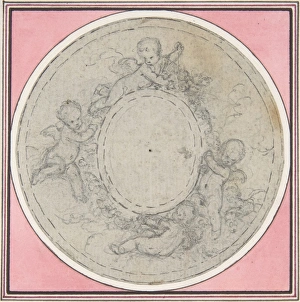 Design Box-Lid 18th century Black chalk graphite Design Box-Lid 18th century Black chalk graphite