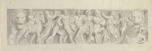Design Frieze Roman Sarcophagus late 18th-early 19th century Design Frieze Roman Sarcophagus late 18th-early 19th century