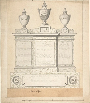 Design Monument Three Wives First Earl Guilford Design Monument Three Wives First Earl Guilford