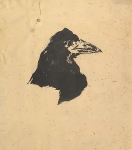 Design poster cover Raven Edgar Allan Poe 1875 Design poster cover Raven Edgar Allan Poe 1875