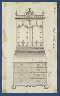 Desk Bookcase Chippendale Drawings Vol II ca Desk Bookcase Chippendale Drawings Vol II ca