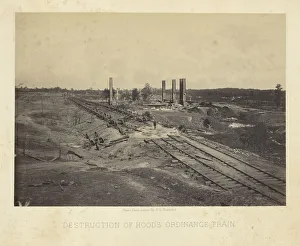 Destruction Hood Ordinance Train George N Barnard Destruction Hood Ordinance Train George N Barnard