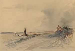Devastated Land recto 1919 Jean Louis Forain Devastated Land recto 1919 Jean Louis Forain