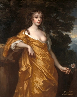 Diana Kirke, later Countess of Oxford Inscribed in ocher paint, lower right: Diana Diana Kirke, later Countess of Oxford Inscribed in ocher paint, lower right: Diana