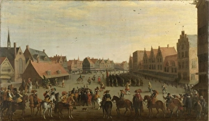 Disbanding of the Waardgelders by Prince Maurice on the Neude at Utrecht, 31 July 1618 Disbanding of the Waardgelders by Prince Maurice on the Neude at Utrecht, 31 July 1618