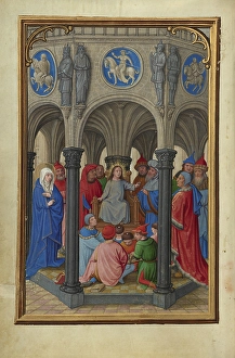 Dispute Temple Simon Bening Flemish 1483 1561 Dispute Temple Simon Bening Flemish 1483 1561