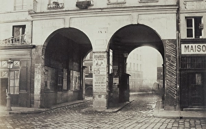 Double Doorway rue de la Ferronnerie Charles Marville Double Doorway rue de la Ferronnerie Charles Marville