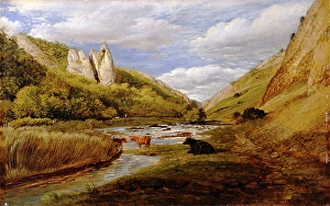 In Dovedale, John Linnell, 1792-1882, British In Dovedale, John Linnell, 1792-1882, British