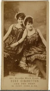 Drawings Prints, Photograph, Kiralfys Black Crook, Actors, Actresses, series, Duke, Sons Drawings Prints, Photograph, Kiralfys Black Crook, Actors, Actresses, series, Duke, Sons