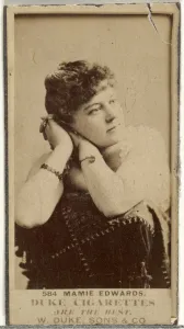 Drawings Prints, Photograph, Mamie Edwards, Actors, Actresses, series, Duke, Sons, &, Co Drawings Prints, Photograph, Mamie Edwards, Actors, Actresses, series, Duke, Sons, &, Co